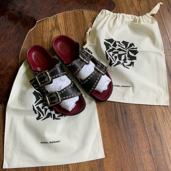 Isabel Marant Studded Sliders - Picture 11 of 11